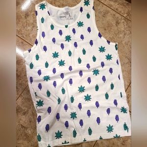 Mens 8 and 9 Tank Top Size Large GRAPE Jordan 5